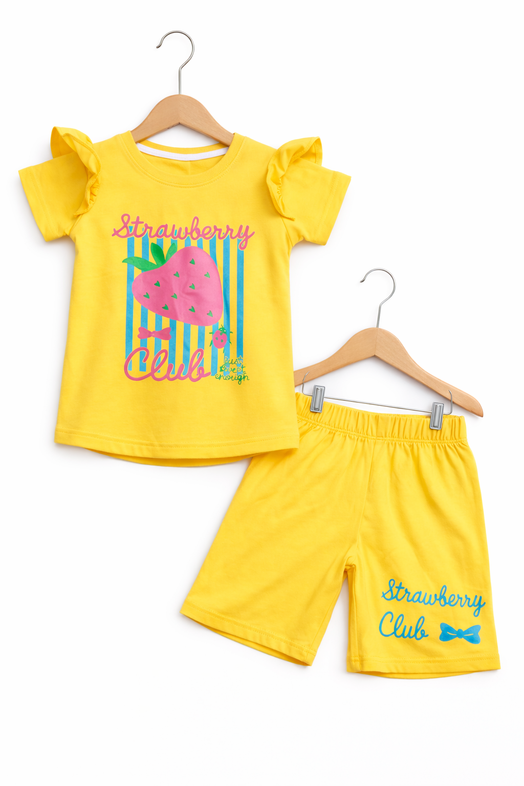 Strawberry Club Yellow Nicker Suit Girls ( R-31,474  )