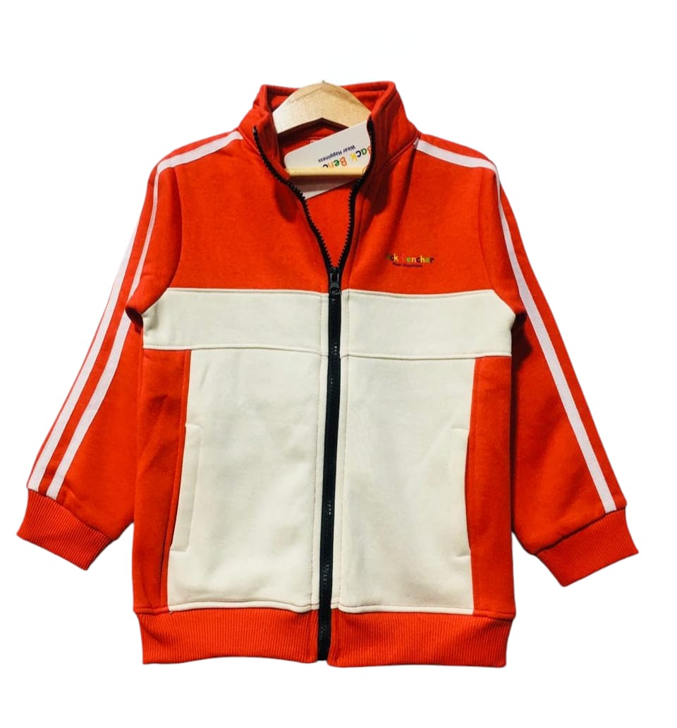 Back Bencher Logo Red & White Jacket Boys (S)