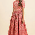 Banarsi Red Lehnga Suit – Girls
