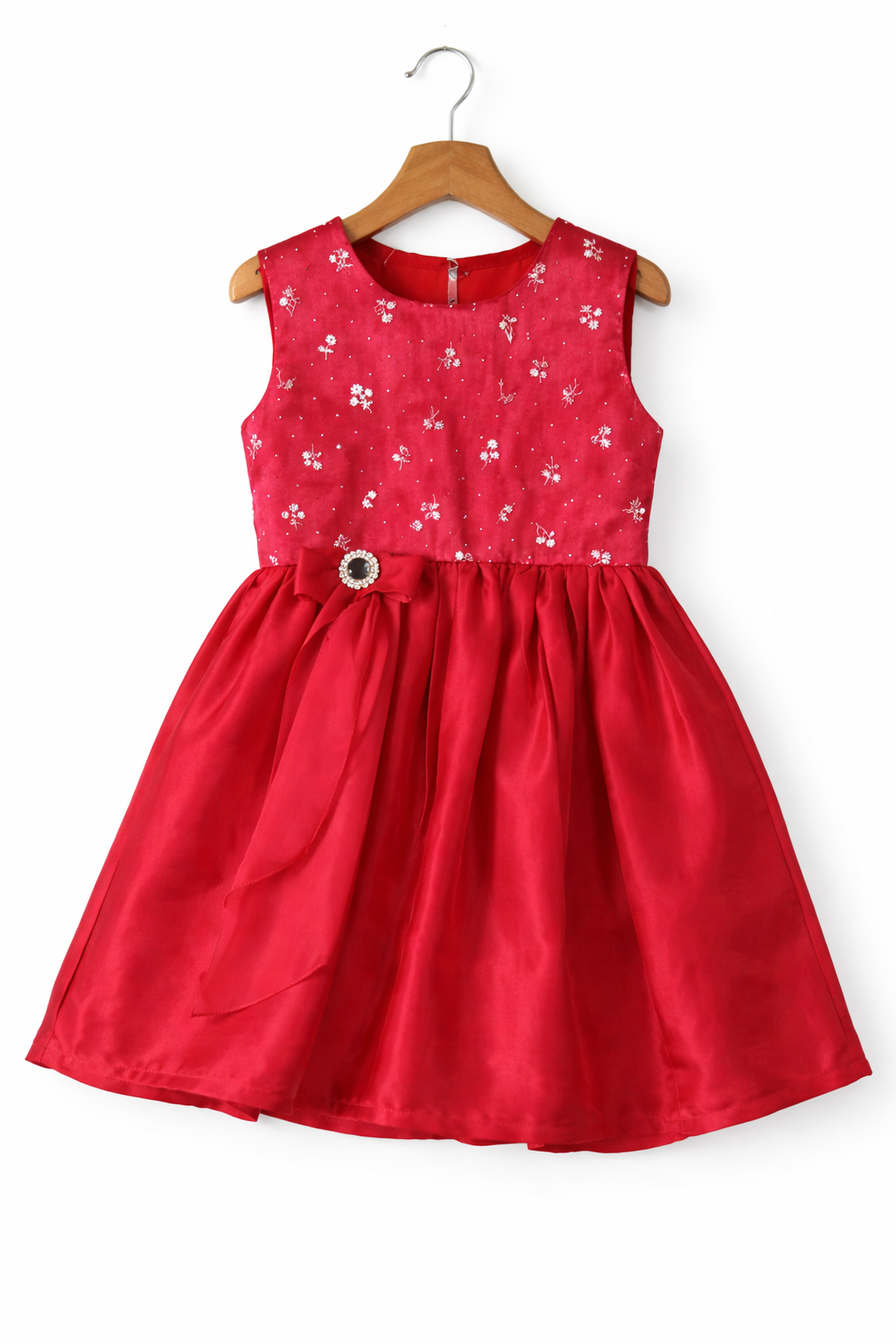 Fancy Red Frock Girls