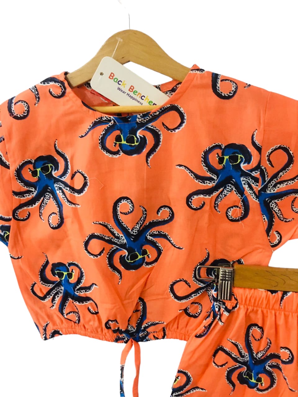 Az Blue Octopus All over print Orange Skate Fish Girls (65) (1)