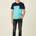 Navy Penal Sky T-shirt- Boys(R-299)