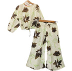 Chocolate Flower Fulll Sleeveless White Skate Fish Girls ( R-7 )