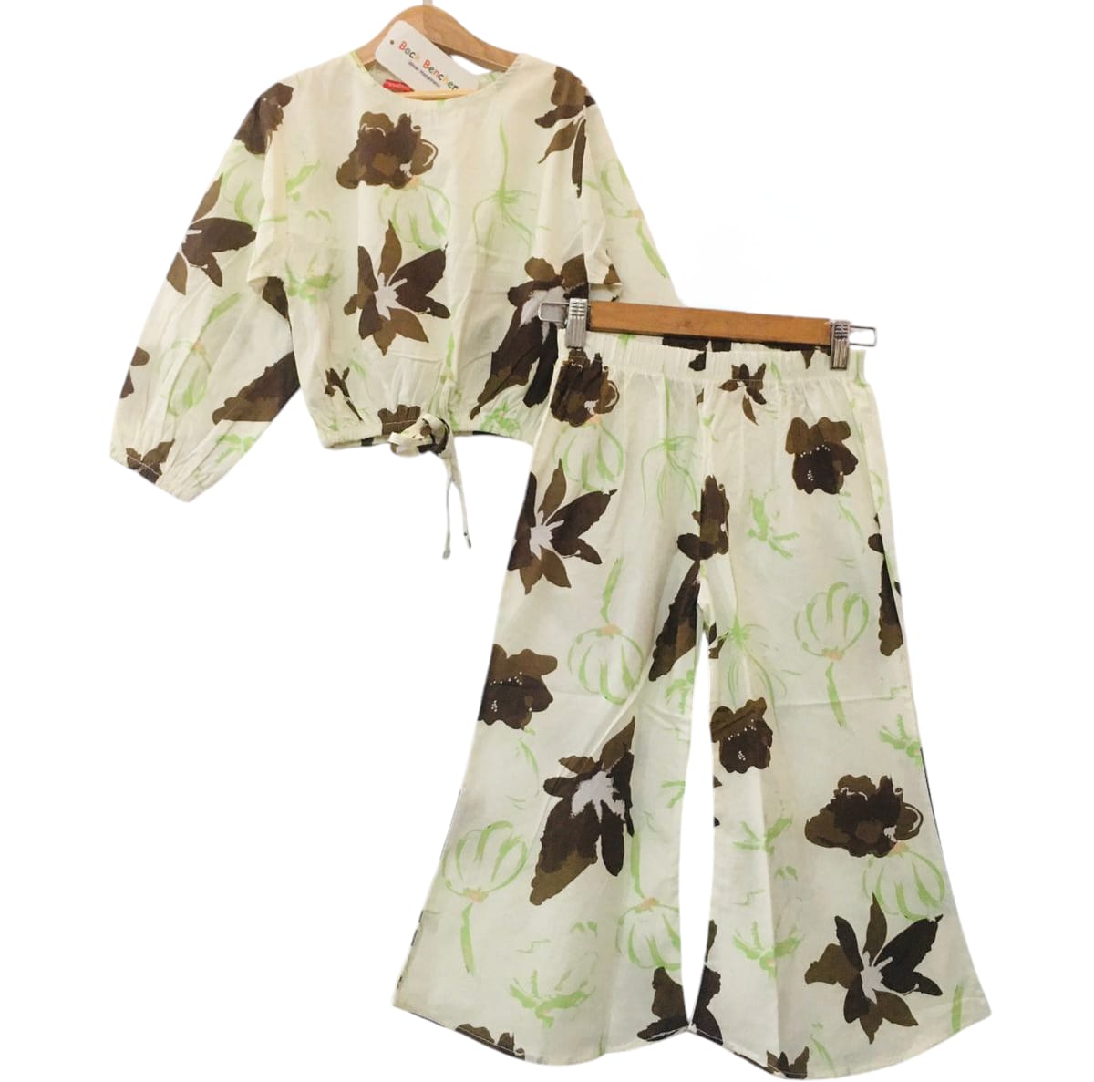 Chocolate Flower Fulll Sleeveless White Skate Fish Girls ( R-7 )