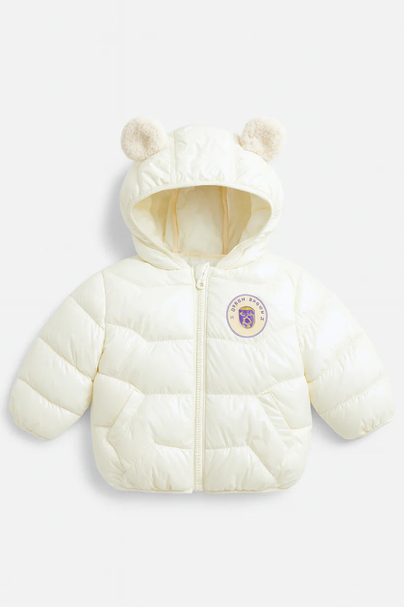 Lucky White Puffer Jacket
