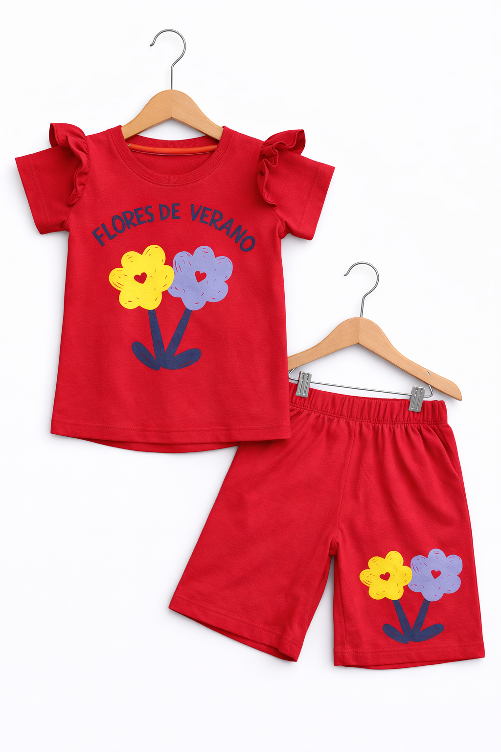 Flores Dark Pink Nicker Suit Girls ( R-475, R-318 )