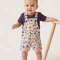 Lovely Cat Purple T-Shirt & Romper