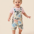 Rabbit Print Baby Pink T-Shirt & Romper