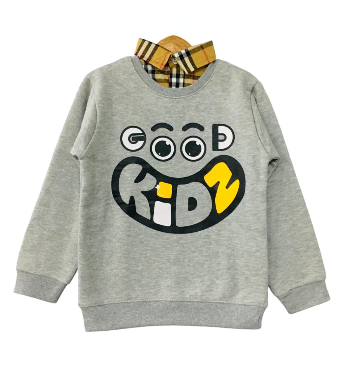 Good Kidz Oatmeal Double Shirt Boys (S)