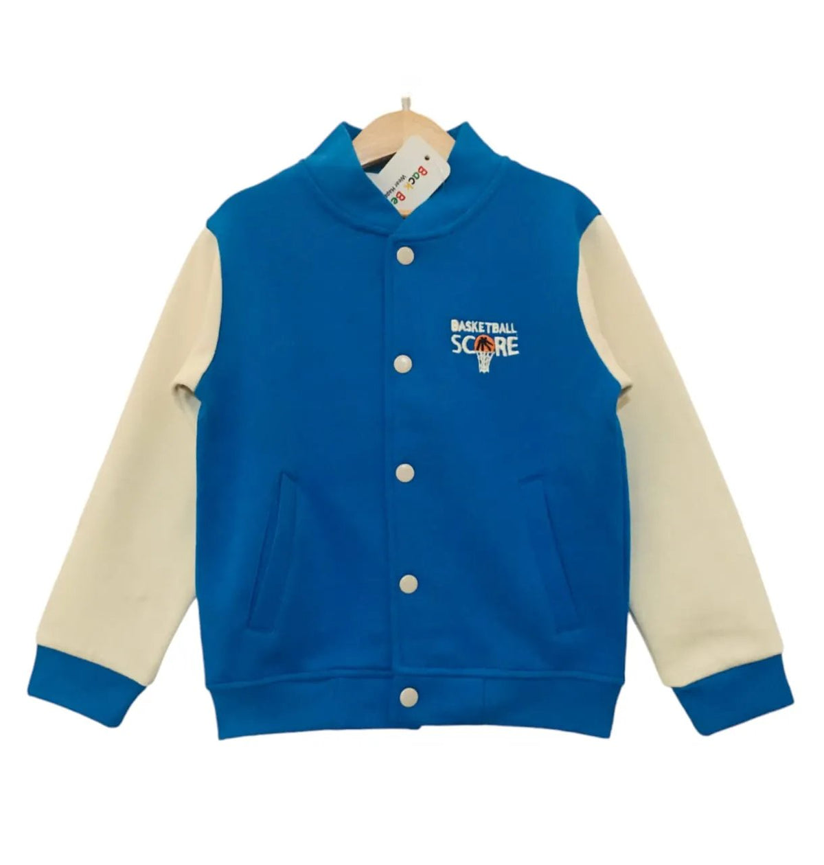 Score Royal Blue Body Cream Arms Jacket Boys