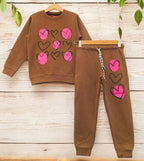 Nine Hearts Brown Track-suit Girls (1)