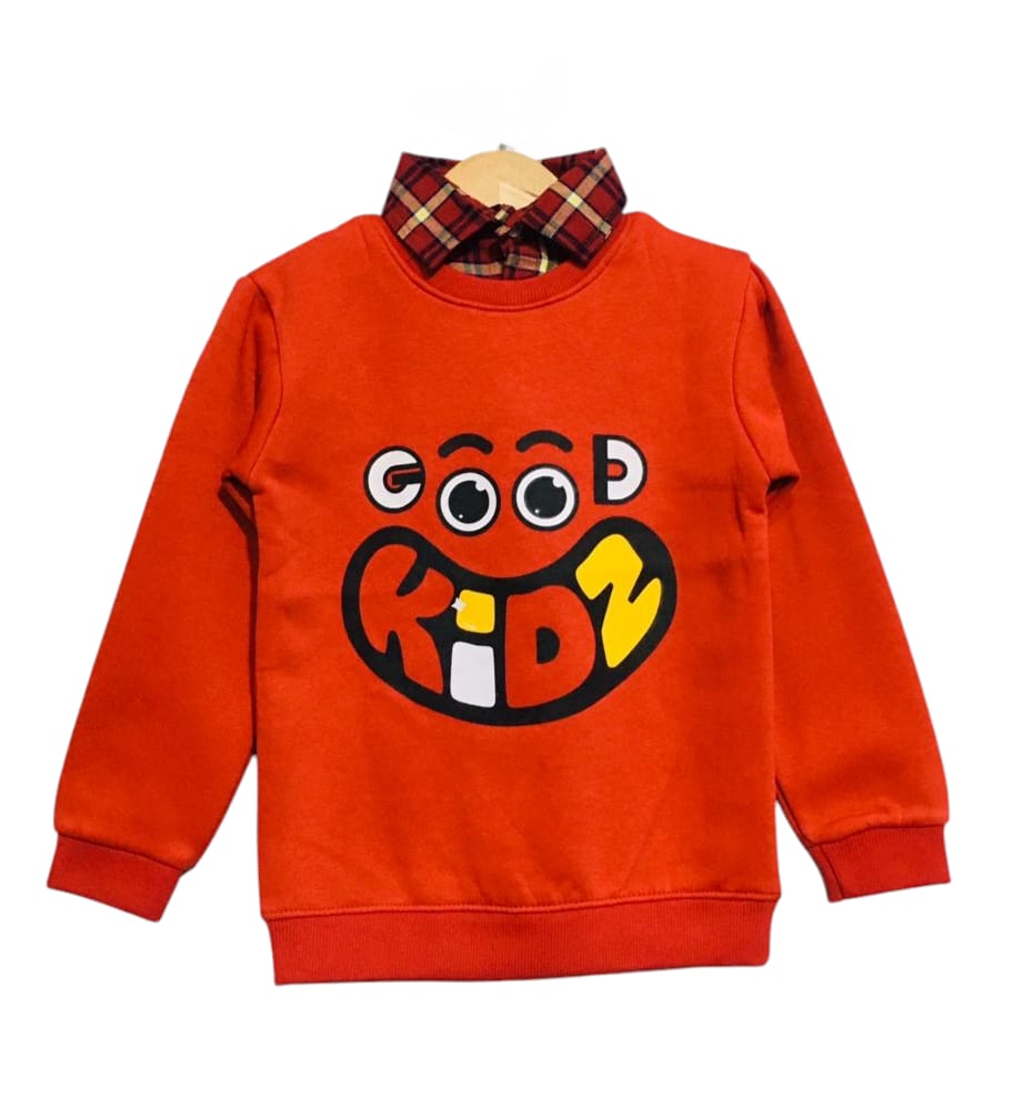 Good Kidz Red Double Shirt Boys ( R-84 )