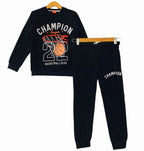 Champion Black Track-Suit Boys (1)