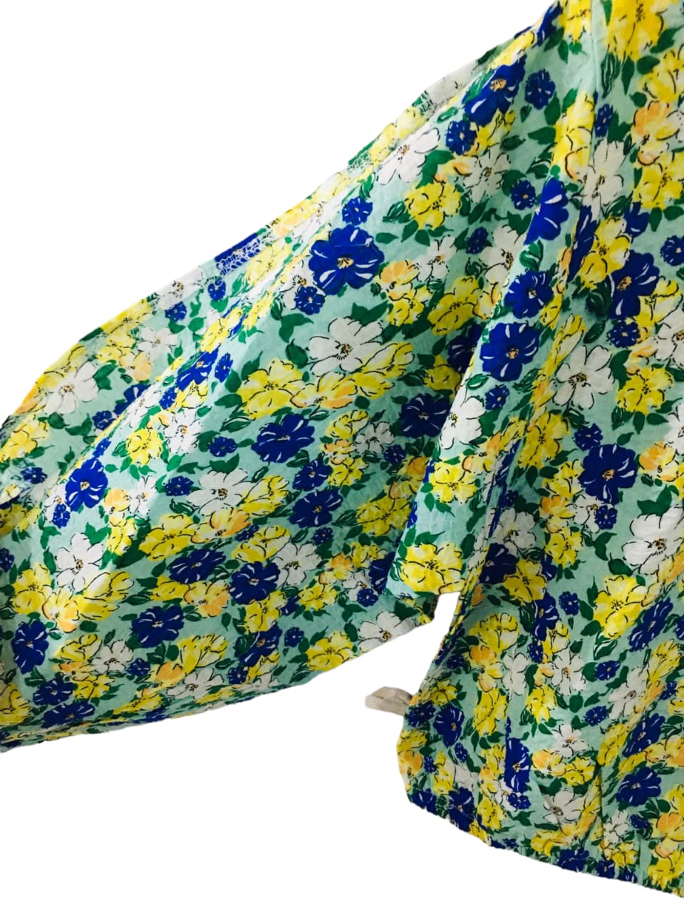 Blue and Yellow Flowers All Over Print Pista Skate Fish Girls ( 65 ) (1)