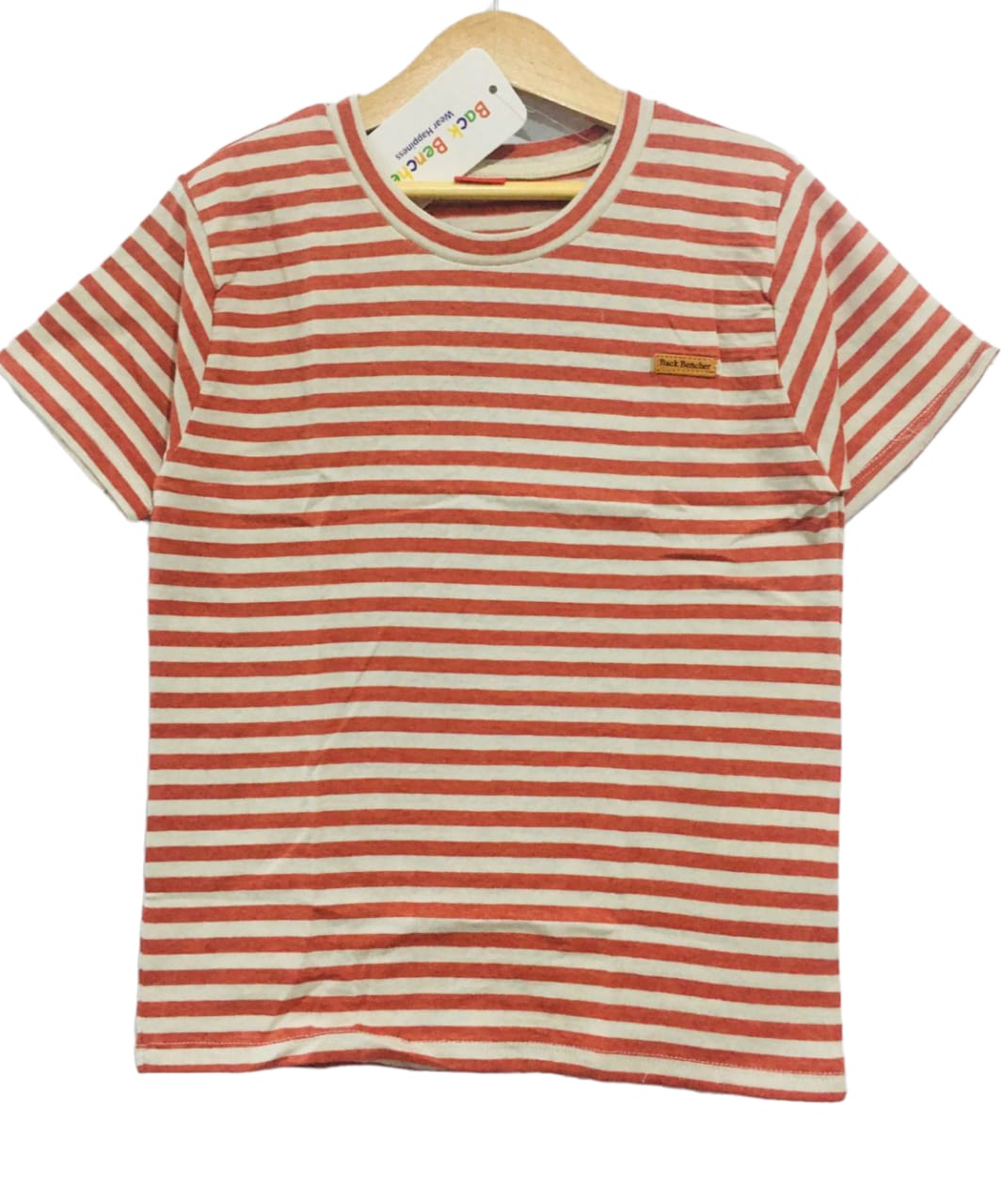 Back Bencher Logo Red and White Line T Shirt Boys ( R-2 )