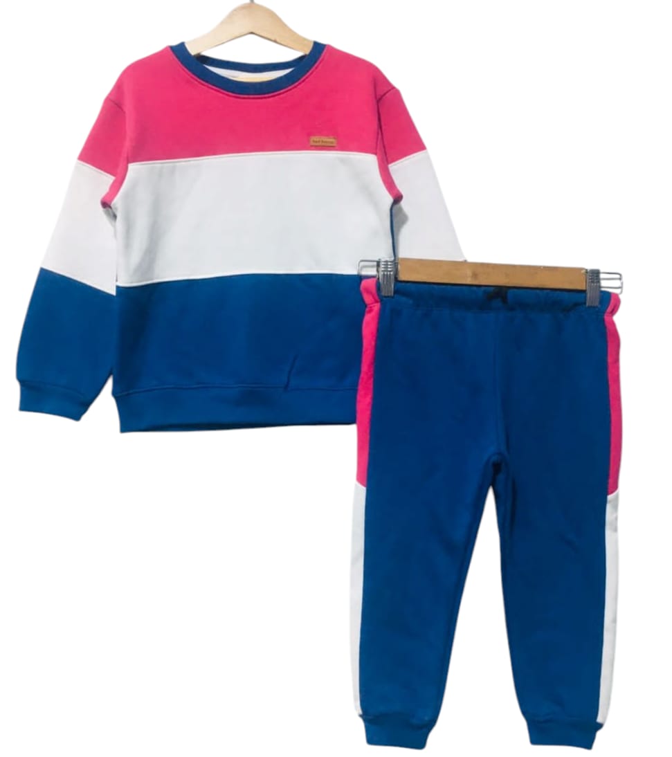 Three Penal Pink & Blue Track-suit Girls (S)