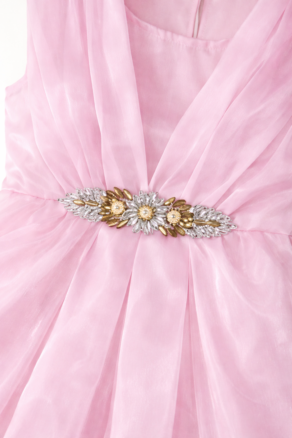 Fancy Baby Pink Frock Girls