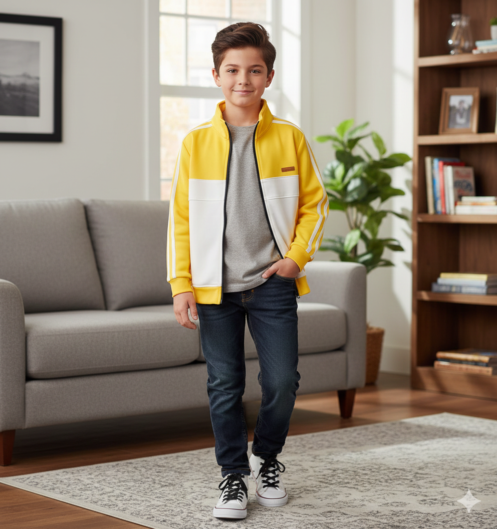 Yellow & White Jacket Boys  ( R-59 N )